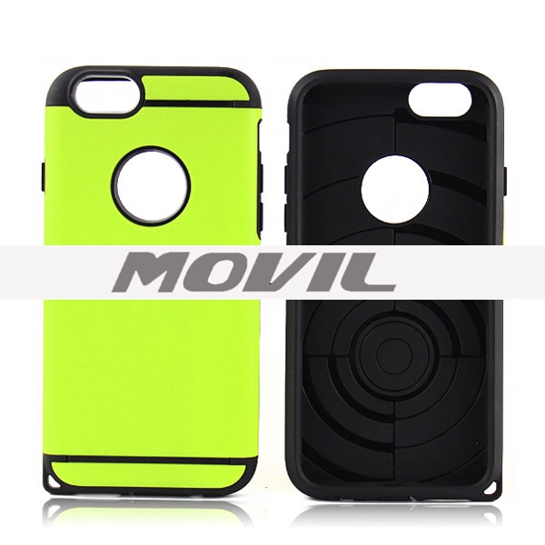 NP-2437 2 en 1 tpu    pc funda  para Apple iPhone 6-11